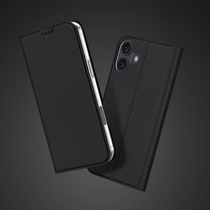 DUX DUCIS Skin Pro Lompakkosuojakuori iPhone 16 Plus:lle - musta