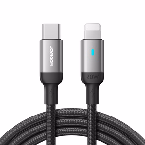 Joyroom Extraordinary Series A10 Lightning / USB-C PD 20W kaapeli 1.2 m - musta