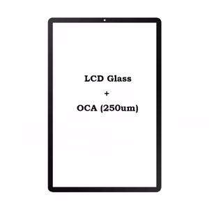 Outer Screen Glass Compatible With "Pro+" Apple iPad Air 5 2022 (5th Gen) / Black / glass + OCA XH 250um