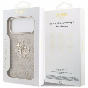 GUESS GUE005593 (PU W/ Big 4G Classic Logo) suojakuori laitteelle iPhone 18 Pro Max / 17 Pro Max, väri: ruusukulta
