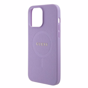 Guess suojakuori iPhone 15 Pro Max 6,7 GUHMP15XPSAHMCU violetti kovakuori Saffiano MagSafe
