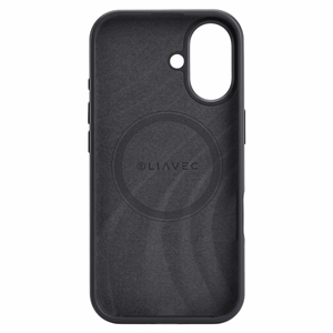 Liavec Silky suojakuori metallisella kamerakehyksellä Iphone 17 -puhelimelle musta