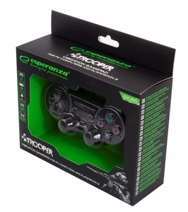 Esperanza EGG107K peliohjain Gamepad PC, Playstation 3 analoginen / digitaalinen USB 2.0 musta