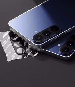Ringke Camera Full Cover -karkaistut kameran suojalasit laitteelle Samsung Galaxy S26 FE, 2 kpl – mustat