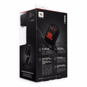 Langaton kaiutin JBL Wind 3 ohjaustangon pidikkeellä musta ja oranssi