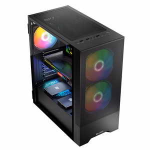 Logic ARYA ARGB MINIDI USB 3.0 -tietokonerunko, musta