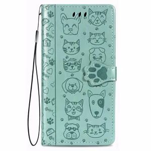 Case Cat-Dog Samsung A356 A35 5G green
