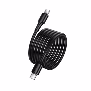 Kaapeli USB-C - USB-C Hoco 3A 60W 1 m X120 musta