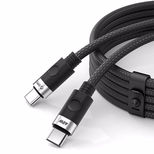 Orico CDX 60W 3A Power Delivery USB-C - USB-C 1m Kaapeli - musta