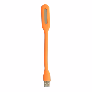 Mini LED -lamppu Silikoninen USB oranssi