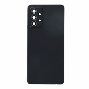 Takakansi Samsung A72 4G A725 / A72 5G A726 musta (kameran lasilla) OEM