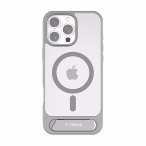 Torras Pstand-sarjan kotelo iPhone 16 Pro Max (harmaa)