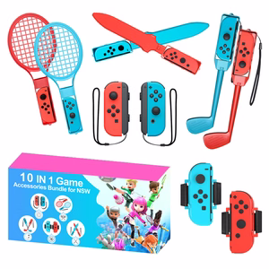Nintendo Switch Sports 10-in-1 perheen lisävarusepaketti - punainen ja sininen