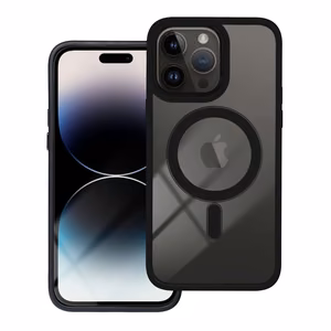 Suojakuori iPhone 14 PRO MAX:lle Color Edge Mag Cover yhteensopiva MagSafe musta