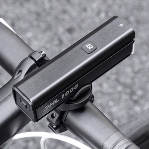 Rockbros 24610002001 polkupyörän etuvalo 1000 lm + USB-C - USB-A kaapeli - musta