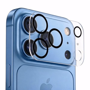 Läpinäkyvä karkaistusta lasista valmistettu Tech-Protect Cam Fit+ -kameransuoja Apple iPhone 18 Pro Max -puhelimelle