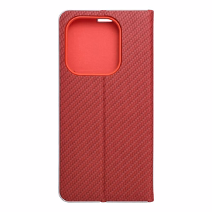 Läppäsuojakuori Xiaomi Redmi NOTE 14 4G (GLOBAL - 164,84mm x 78,15mm x 8,16mm):lle Luna Book Carbon punainen