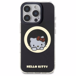 Hello Kitty IML Sweet Kitty Magsafe Suojakuori iPhone 16 Pro Max:lle - Musta