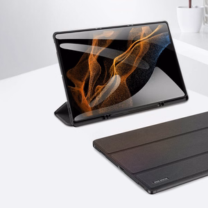 DUX DUCIS DOMO taittuva suojakuori kynälokerolla Samsung Tab S10 Ultra/S9 Ultra/S8 Ultra - musta