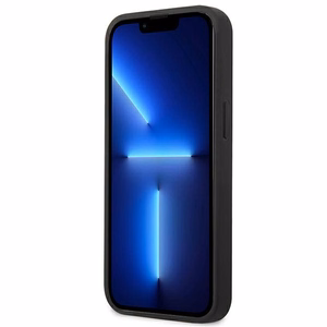 Guess GUHCP13SSA4GSBL iPhone 13 mini 5.4" sininen/sininen kovakotelo Saffiano 4G metalli logo