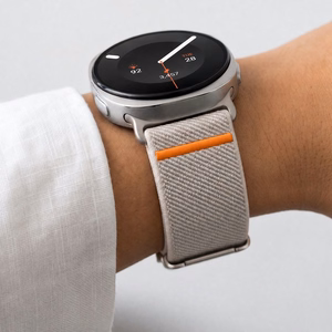 Tech-Protect Nylon Clasp -ranneke mallille Samsung Galaxy Watch 40/44/46 mm – beige