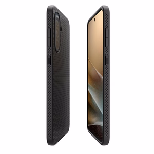 Spigen Liquid Air Suojakuori Samsung Galaxy A36 5G:lle - matta musta