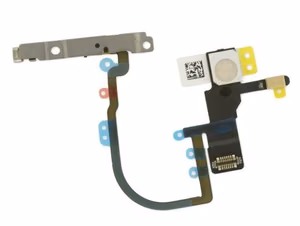 Flex iPhone XS/XS Max virtapainikkeen taskulampulla ja mikrofonilla ORG