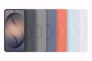 Samsung Silicone Magnet Suojakuori Samsung Galaxy S26 Ultralle, MagSafe-yhteensopiva - sininen