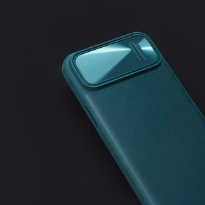 Nillkin CamShield Nahka S Kotelo iPhone 14 kotelo suojus kameran kansi musta