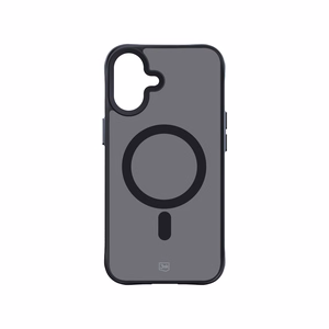 3mk Smoke MagCase iPhone 17:lle - musta puoliläpinäkyvä