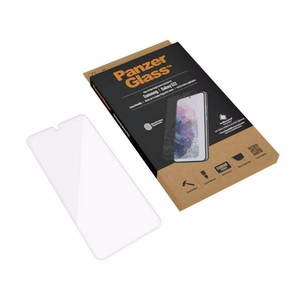 PanzerGlass E2E Microfracture antibakteerinen suojalasi Samsung Galaxy S22 - mustalla kehyksellä