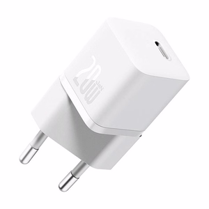 Mini-seinälaturi Baseus GaN5 20W (valkoinen)