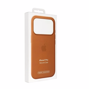 iPhone 17 Pro silikoninen suojakuori MagSafella – terrakotta