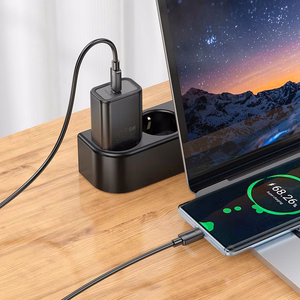 Phone charger Hoco USB C QC PD 30W + cable USB C to USB C N62 black