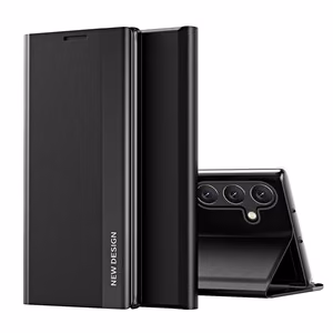 Sleep Case Pro Suojakuori Samsung Galaxy A24 4G:lle kippujalustan kanssa musta