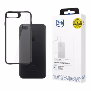 3mk Satin Armor Case+ -suojakuori iPhone 7 / 8 / SE 2020 / SE 2022:lle - läpinäkyvä