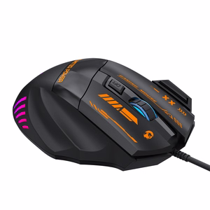 Wozinsky WMGK-1179W langallinen optinen pelihiiri, 7200 DPI, taustavalaistu, musta
