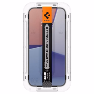 SPIGEN tempered glass GLAS.TR ”EZ FIT” for IPHONE 15 Plus transparent