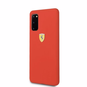Ferrari silikonikotelo Samsung Galaxy S20 - punainen