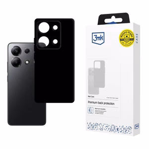 3mk Matt Case suojakuori Xiaomi Redmi Note 13 4G - musta