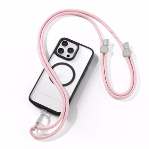 DUX DUCIS Plaz - cross-body phone strap - light pink