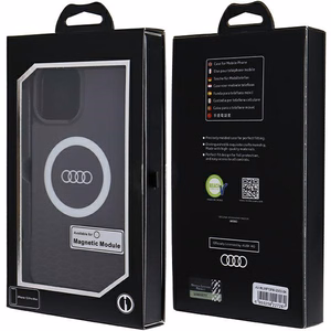 Audi IML Big Logo MagSafe Suojakuori iPhone 13 Pro Max:lle - musta