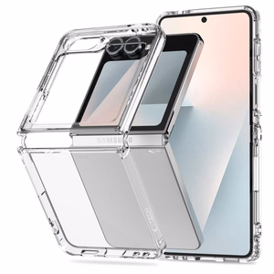 Tech-Protect FlexAir Hybrid Suojakuori Samsung Galaxy Z Flip 6 / 7 FE:lle - läpinäkyvä