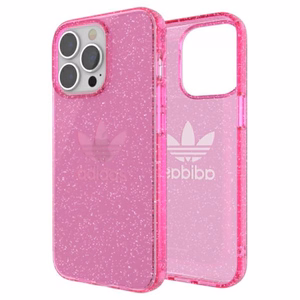 Adidas OR Suojaava kirkas kotelo Glitter iPhone 13 Pro / iPhone 13 - vaaleanpunainen