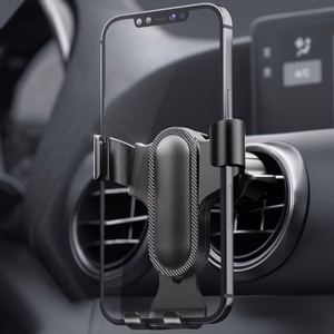 Dudao gravity car phone holder for air vent black (F7s)