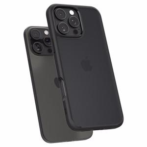 Spigen Ultra Hybrid Suojakuori iPhone 16 Pro Max 6,9 - huurrettu musta