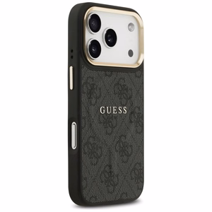 GUESS suojakuori IPHONE 17 Pro:lle MagSafe-yhteensopiva GUHMP17LP4MSEGCK (PU 4G W/ Classic) musta