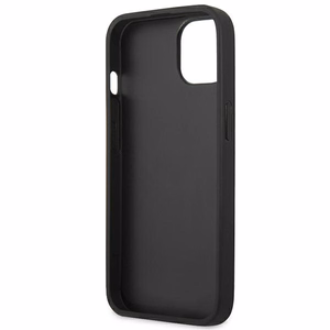 Guess GUHCP13SSA4GSBL iPhone 13 mini 5.4" sininen/sininen kovakotelo Saffiano 4G metalli logo