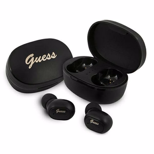 Guess GUTWST30BKTWS Bluetooth-langattomat kuulokkeet lataustelakalla, mustat