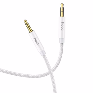 Hoco AUX-kaapeli Jack 3,5mm – Jack 3,5mm 1m UPA19 hopeinen